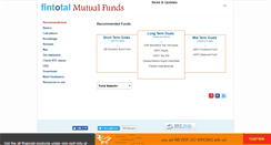 Desktop Screenshot of mutualfunds.fintotal.com